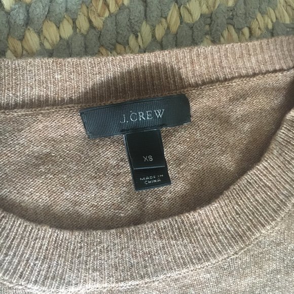 J. Crew | Light Brown Sweater with Lace (XS) - Picture 4 of 6